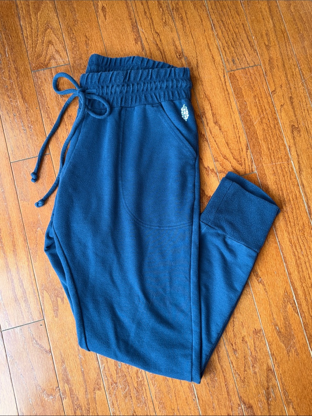 FP Movement by Free People Sunny Sweatpants Navy Blue Drawstring Joggers